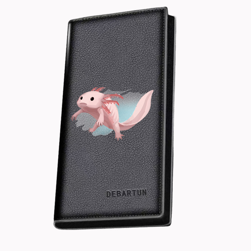 Interior Design Illustration - الوردي axolotl برمائية التوضيح المياه الرجال
