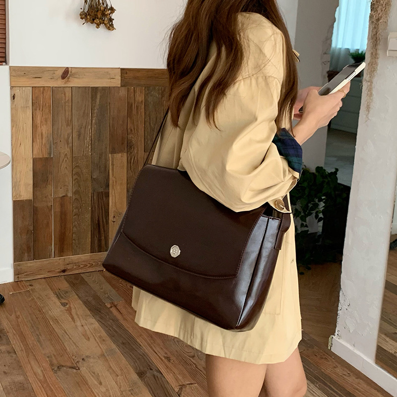 Interior Design Simple - CGCBAG-حقيبة جلد صناعي عتيقة للنساء ،