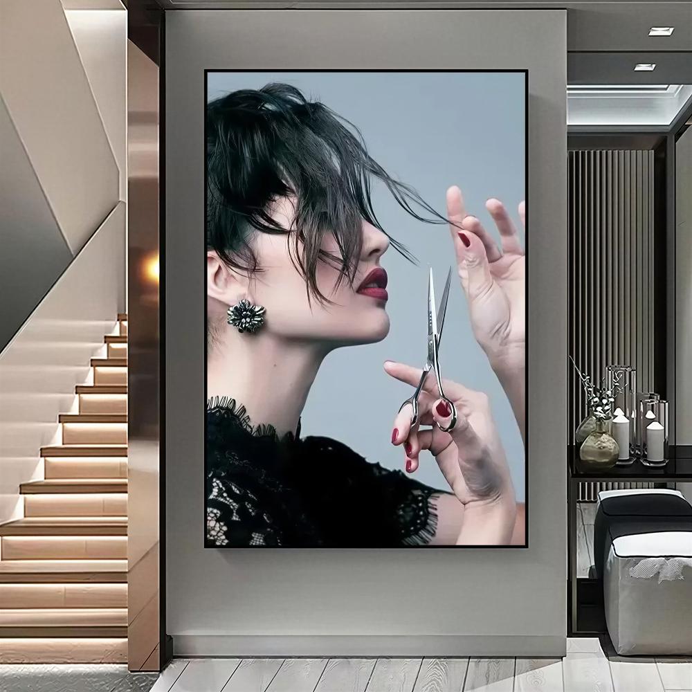 ملصق جداري عالي الدقة لصالون ت - مراجعة Interior Design Illustration وسعره